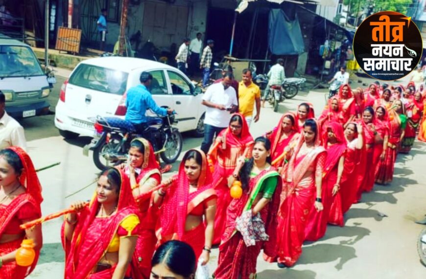 अलीराजपुर – बड़ी खट्टाली राठौड़ महिला मंडल के सानिध्य में चतुर्थ भव्य कावड़ यात्रा सम्पन्न ।