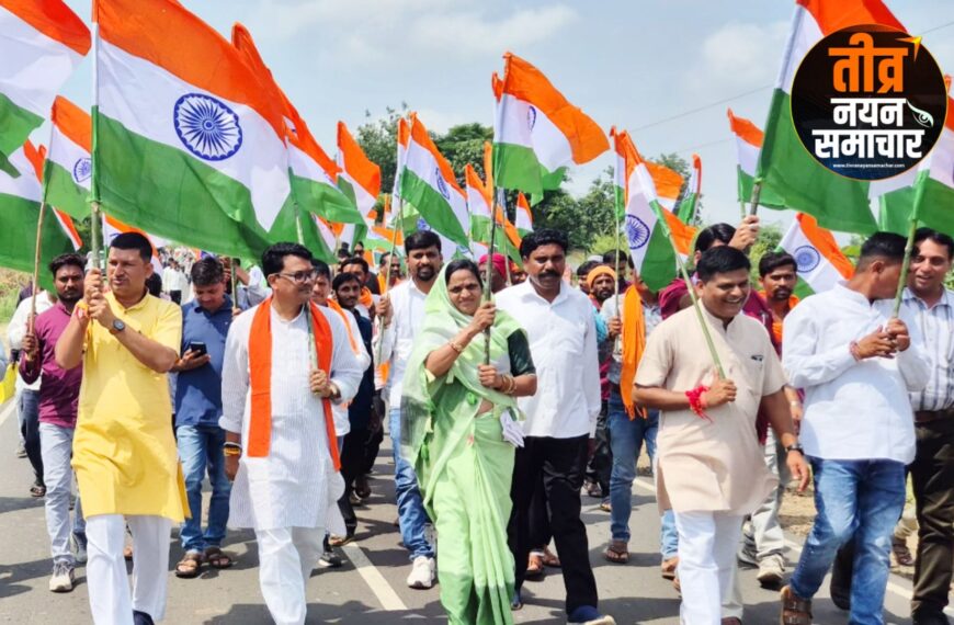 अलीराजपुर – उमराली मे निकली भव्य तिरंगा यात्रा , केबिनेट मंत्री नागर सिंह चौहान…