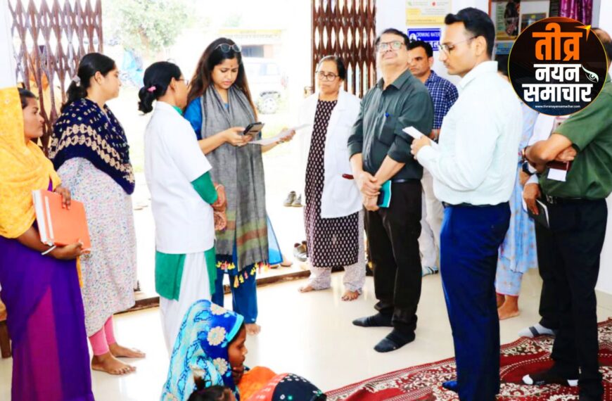 झाबुआ – कलेक्टर नेहा मीना द्वारा विकासखण्ड राणापुर के उप स्वास्थ्य केन्द्र एवं आंगनवाड़ी केन्द्र का आकस्मिक निरीक्षण किया गया ।