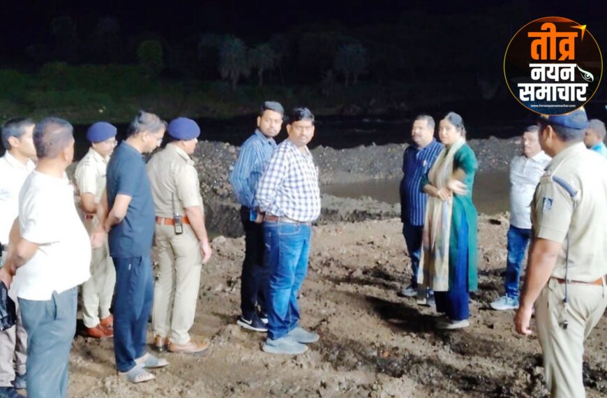झाबुआ – कलेक्टर नेहा मीना द्वारा प्रशासनिक अमले के साथ गणेश विसर्जल स्थल का निरीक्षण किया , दिए निर्देश ।