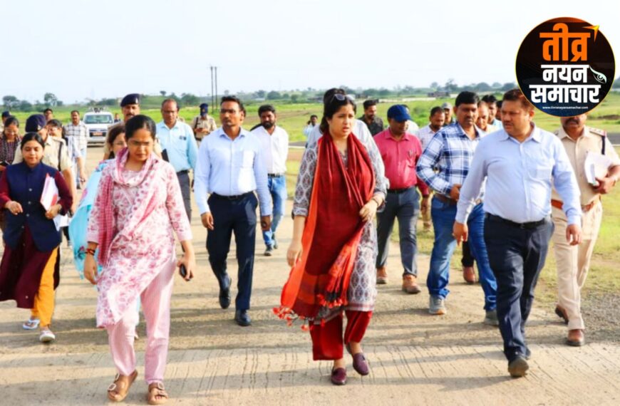 झाबुआ – कलेक्टर नेहा मीना ने मुख्यमंत्री लाडली बहना योजना के राज्य स्तरीय कार्यक्रम की तैयारियों का किया विस्तृत निरीक्षण ।