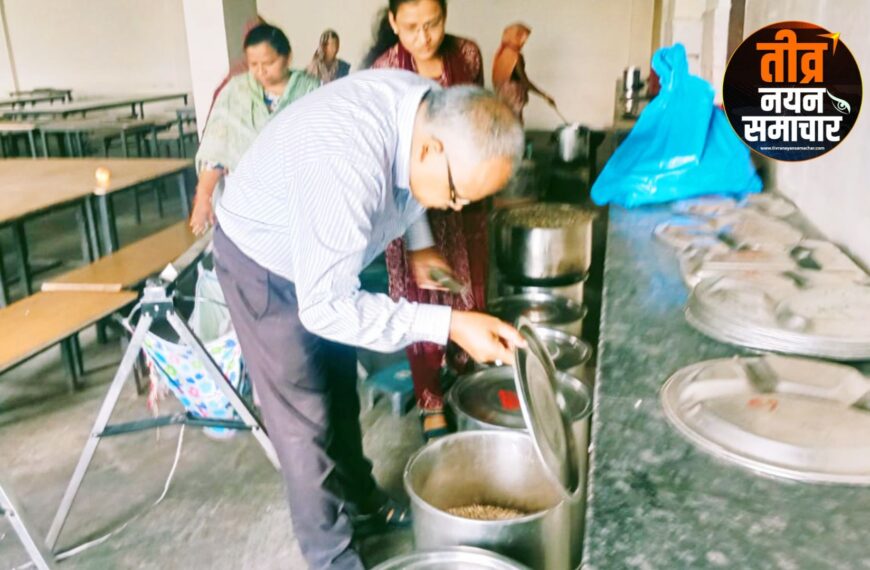 आलीराजपुर – एसडीएम तपीश पांडे अचानक निरिक्षण करने माता शबरी कन्या शिक्षा परिसर कट्ठीवाडा&hellip;