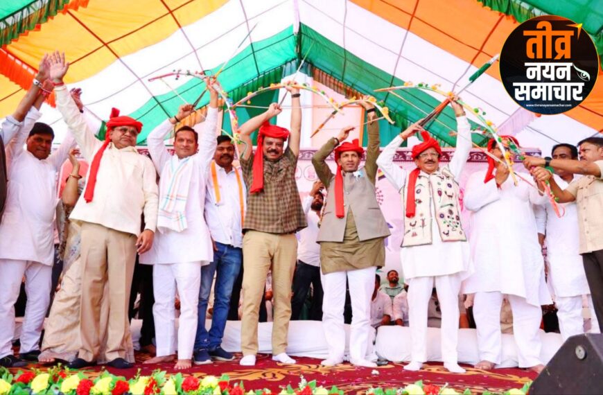 आलीराजपुर – जोबट मे आदिवासी विकास परिषद द्वारा विशाल आदिवासी अधिकार यात्रा का कार्यक्रम…