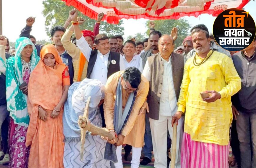 आलीराजपुर – कैबिनेट मंत्री नागरसिंह चौहान ने , 25 करोड़ 91 लाख से बनने वाली दो सड़कों का किया भूमिपूजन ।