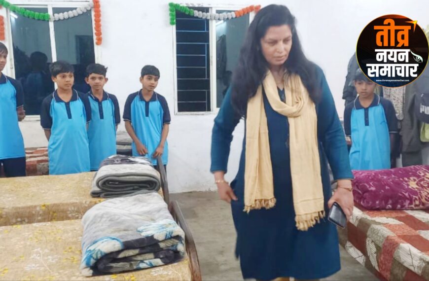 आलीराजपुर – कलेक्टर नीतू माथुर ने , शासकीय बालक आश्रम मथवाड का किया औचक निरीक्षण ।