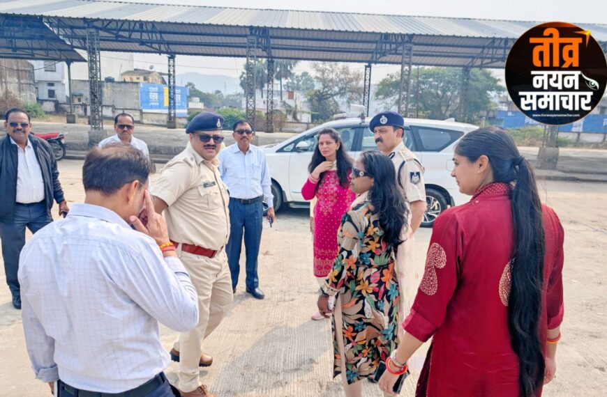 आलीराजपुर – मुख्यमंत्री के दौरे को लेकर तैयारी तेज , कलेक्टर नीतू माथुर , एसपी रघुवंश सिंह एवं सीईओ गौतम ने किया कार्यक्रम स्थलों का निरीक्षण ।