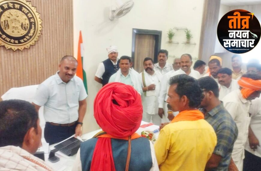 झाबुआ – आदिवासी समाज सुधारक संघ ने की कलेक्टर योगेश भरसट से मुलाक़ात , D3 के नियमों को सख्ती से लागु करने की रखी मांग ।