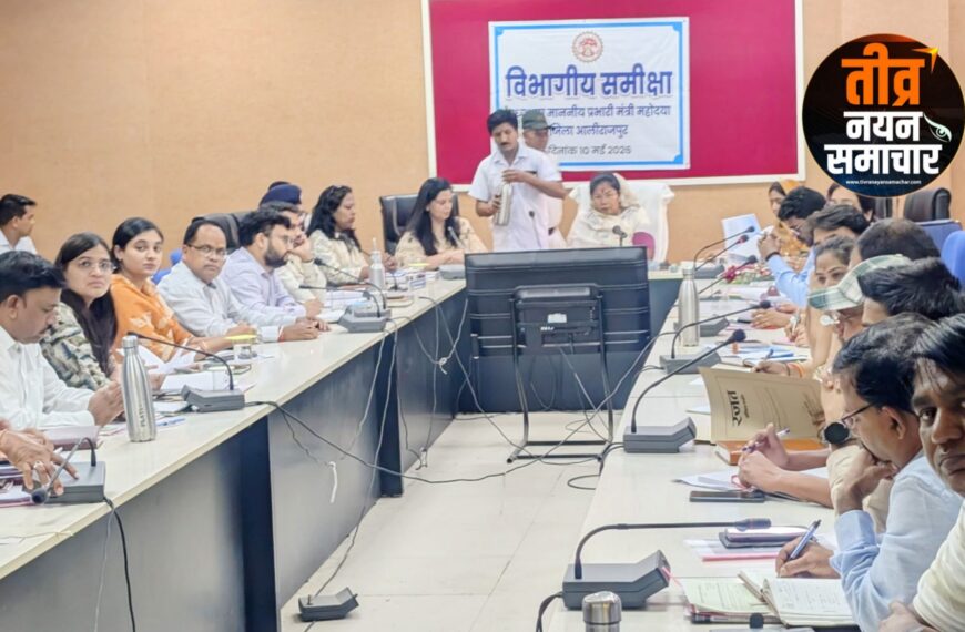 आलीराजपुर – प्रभारी मंत्री सम्पतिया उइके ने की विभागीय योजनाओं की समीक्षा , नल जल योजनाओं की गुणवत्ता , समयसीमा और छात्रावास व्यवस्थाओं पर दिए सख्त निर्देश ।